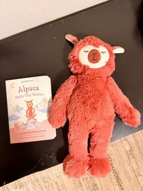 Slumberkins Alpaca Comfort Toy & Book Set